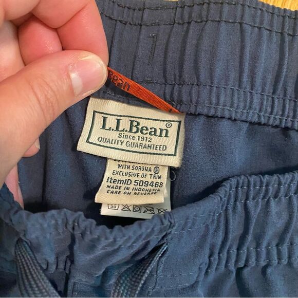 L.L. Bean Multisport Shorts men's xxl navy blue athletic drawstring - Picture 6 of 15